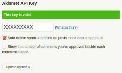 Akismet Api Key