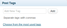 Tags In Post