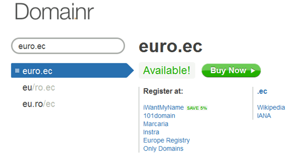 Choose Short Domain