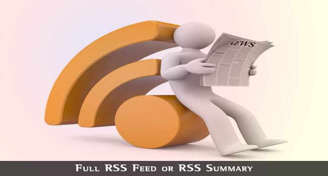 Full Rss Feed Or Rss Summary