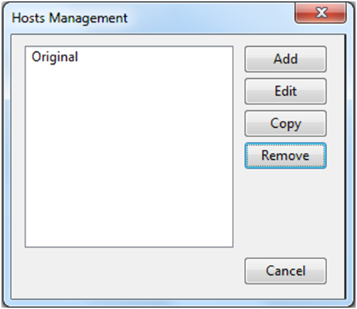 Host Management Switchhost