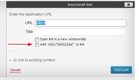How To Add Nofollow Using Wordpress Plugin