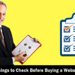 Things To Check Before Buying A Website
