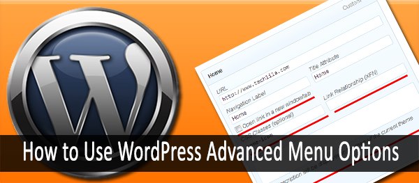 WordPress Advanced Menu Options
