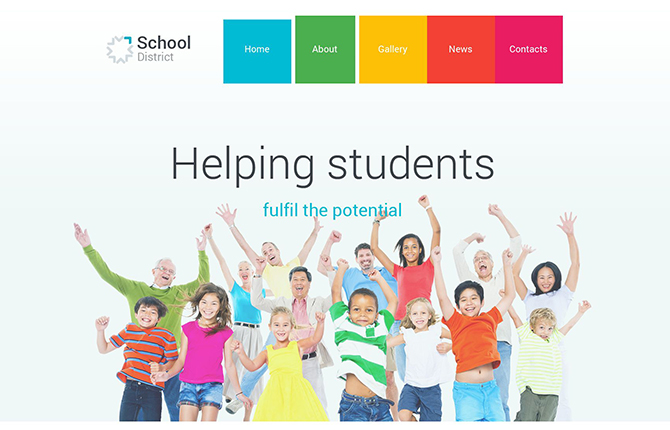School District Education Wordpress Theme