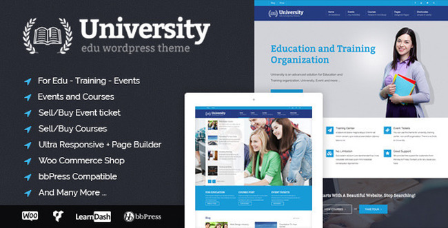 University Wordpress Educational Theme