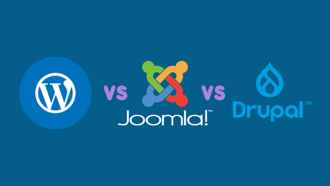 WordPress Vs Joomla Vs Drupal