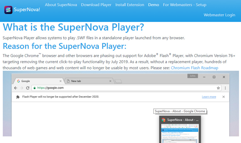 Supernova Player