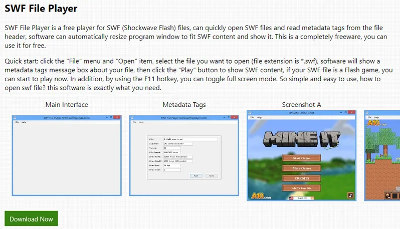 SWF File Player SWF File Player