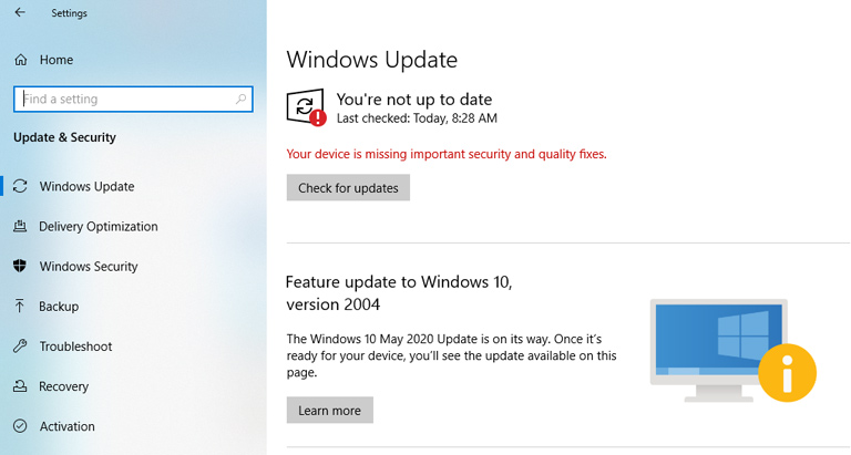 Windows Update And Security