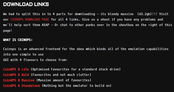 Coinops Emulator