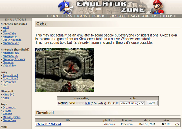 Cxbx Emulator