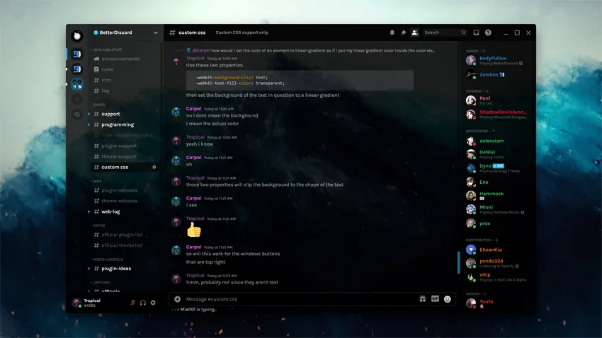 DarkMatter Theme