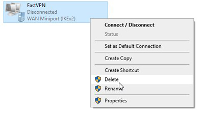 Delete Vpn