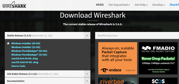 Download Wireshark