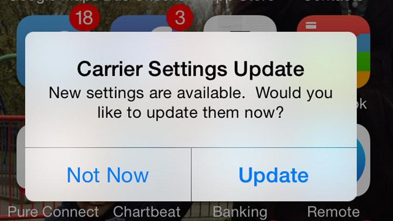 Iphone Carrier Settings