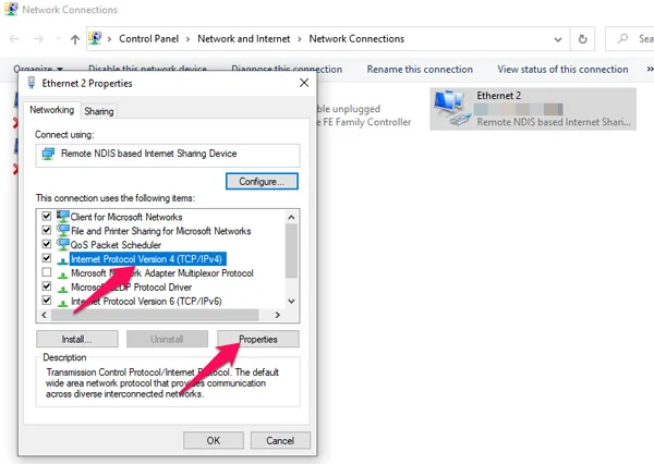 IPv4 Properties