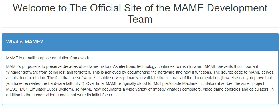 MAME Emulator