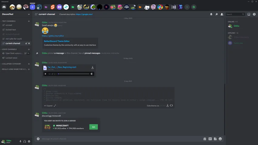 Server List Theme