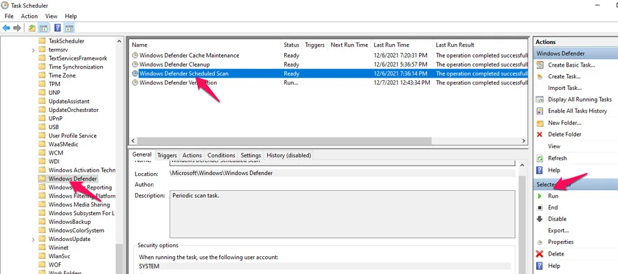 Windows Defender Scheduled Scan Windows Defender Scheduled Scan