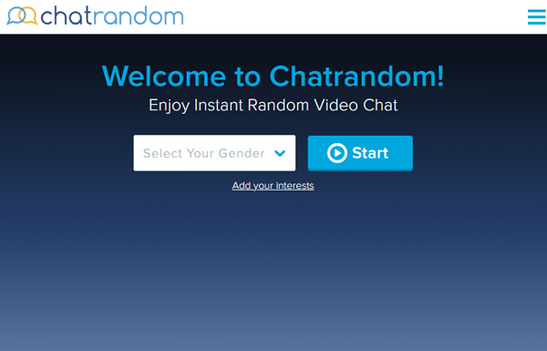 Sites chat random ChatRandom with