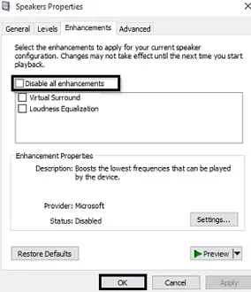 Enhancements Enhancements