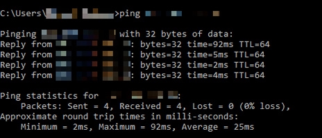 Ping Phone Using Command Prompt