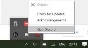 Quit Discord