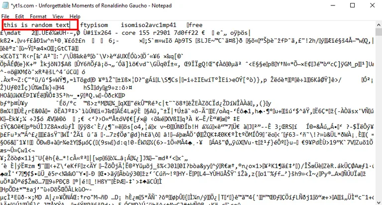Add Random Text in Notepad