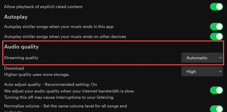 audio quality audio quality