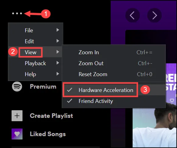 disable hardware acceleration on spotify disable hardware acceleration on spotify