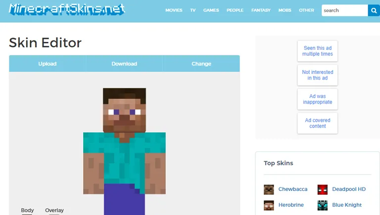 MinecraftSkins MinecraftSkins