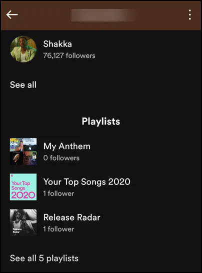 access playlist
