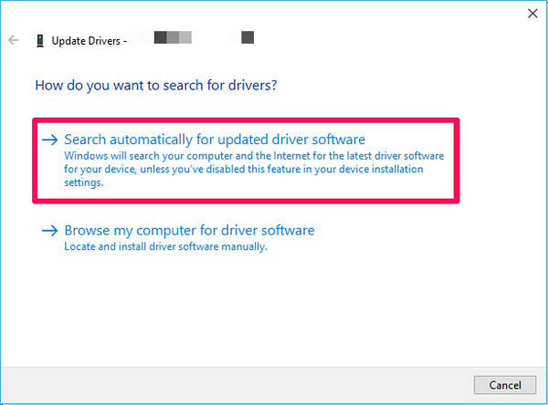 Automatically Update Driver Software