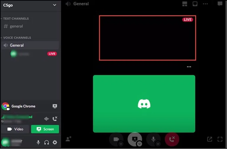discord black screen