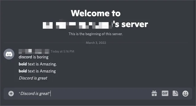 Discord Italic Font Discord Italic Font