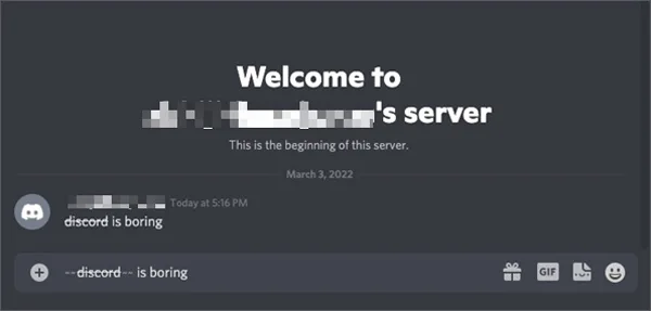 Discord Strikethrough Discord Strikethrough