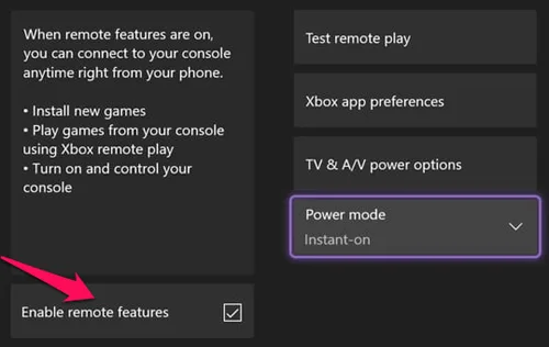 Enable Remote Features