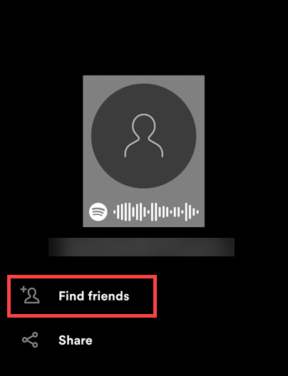 Find Friends Spotify Phone