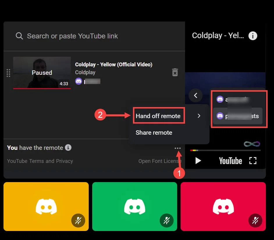 handoff remote