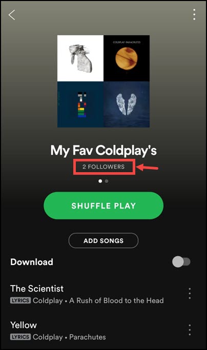 Number Of Spotify Followers