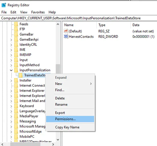Open Registry Editor