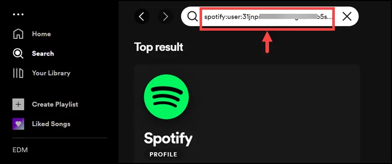 search username spotify