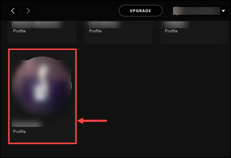 select profile
