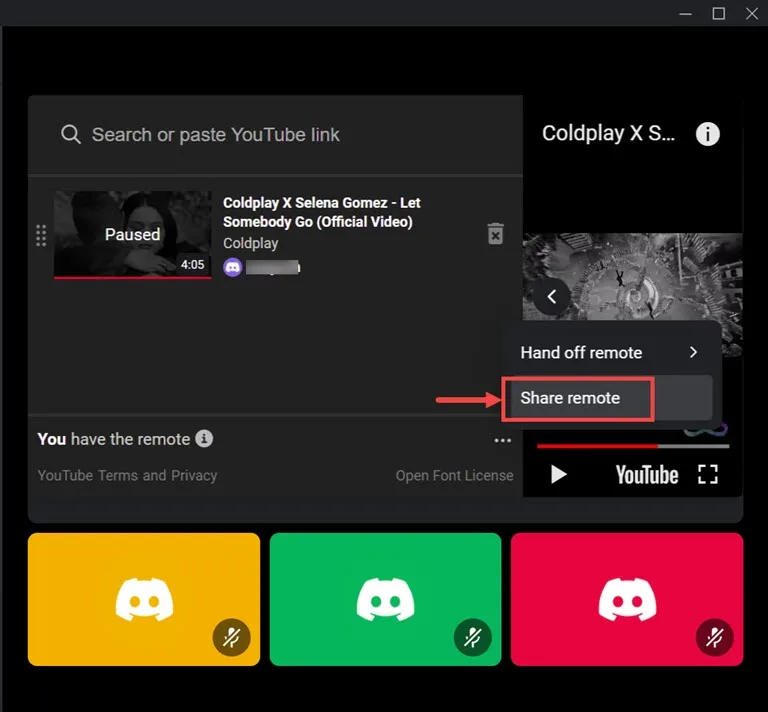 share remote