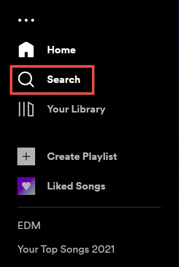 spotify search