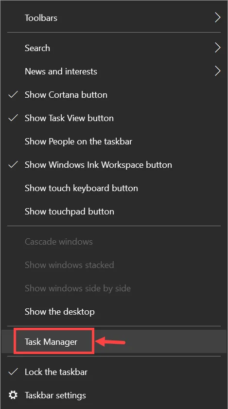 task manager