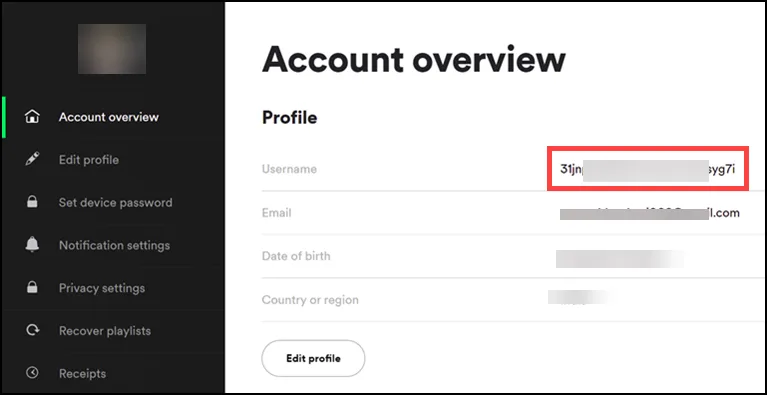 username