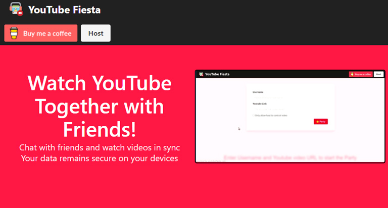 Watch youtube with online your friends