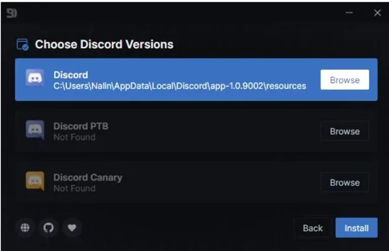 BetterDiscord Pathname